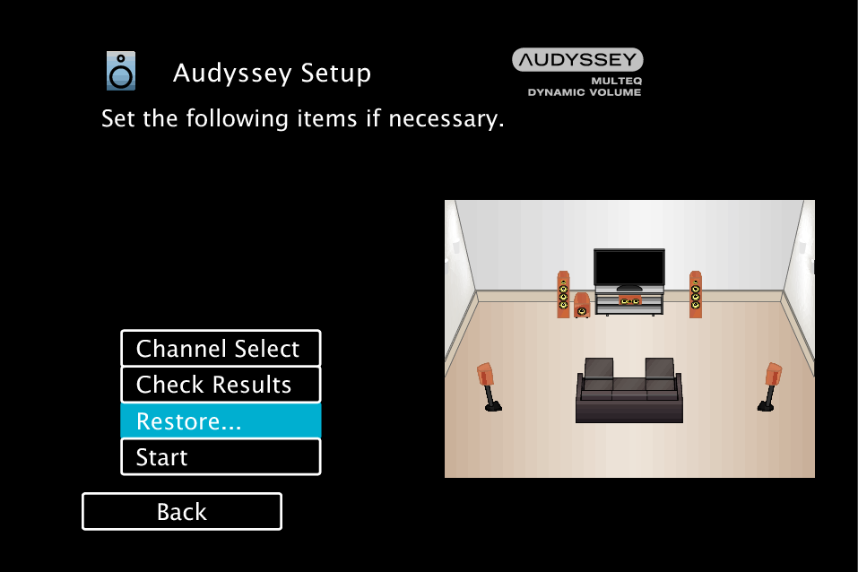 GUI Audyssey S64